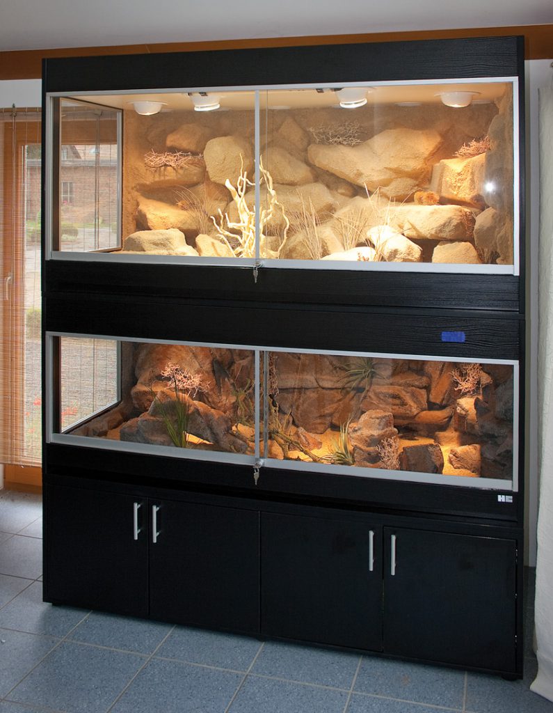 Doppel-Terrarium Totale